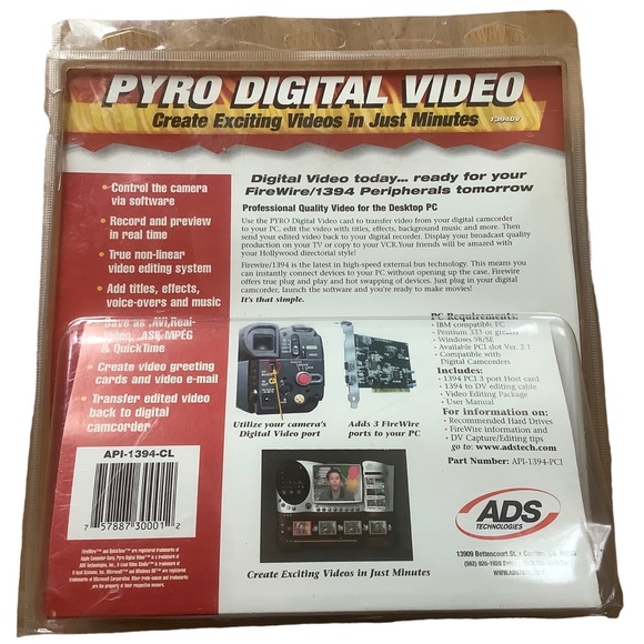 Pyro digital video 1394DV: create exciting videos in just a minutes - Picture 2 of 8